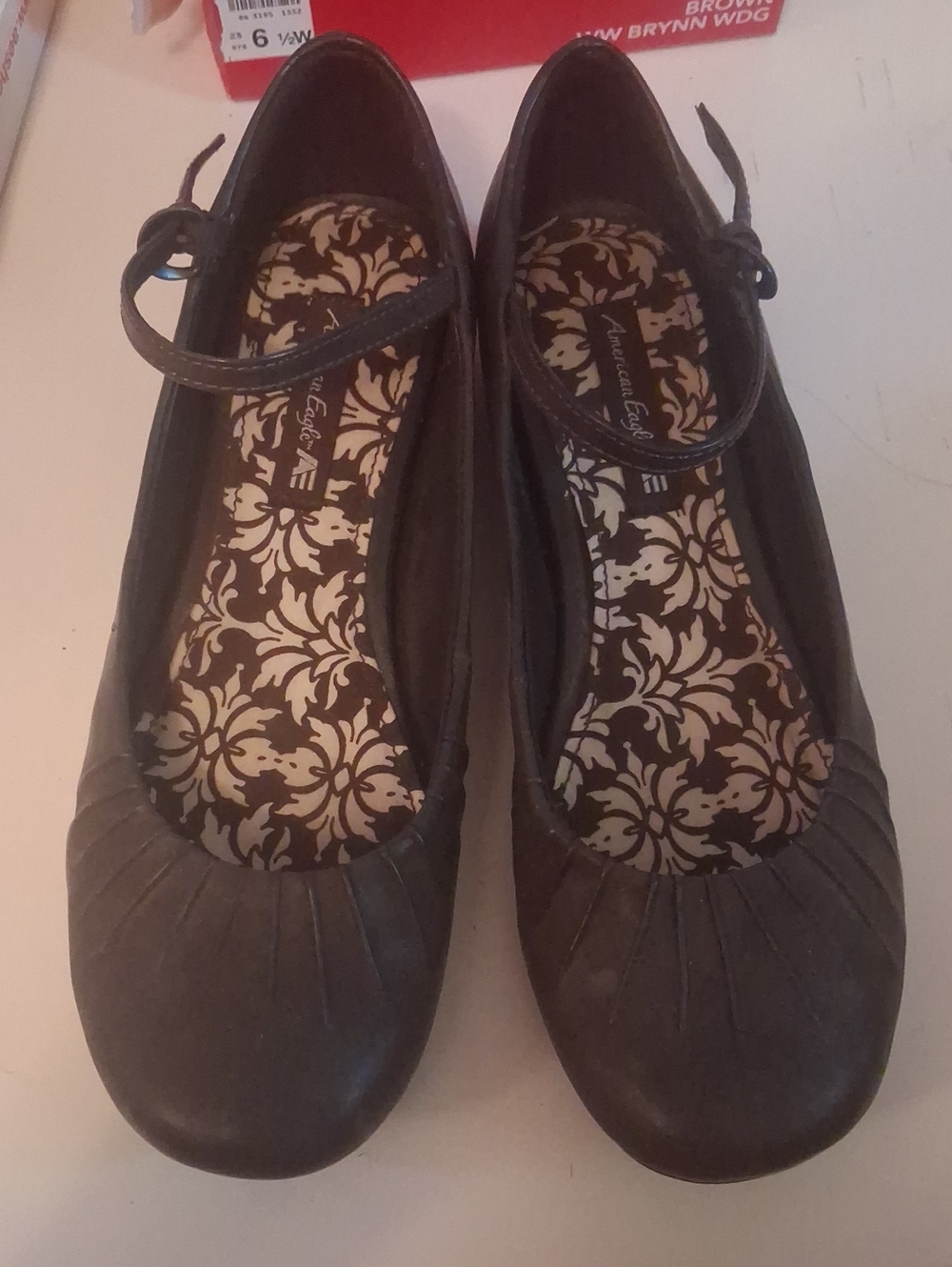 American Eagle Outfitters Brown Mary Jane Flats